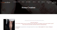 Desktop Screenshot of hennacreations.ca